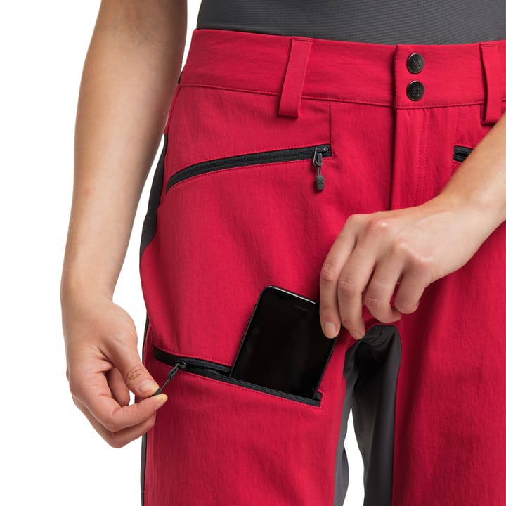 Haglöfs Women's Rugged Flex Pant Scarlet Red/Magnetite Regular Haglöfs