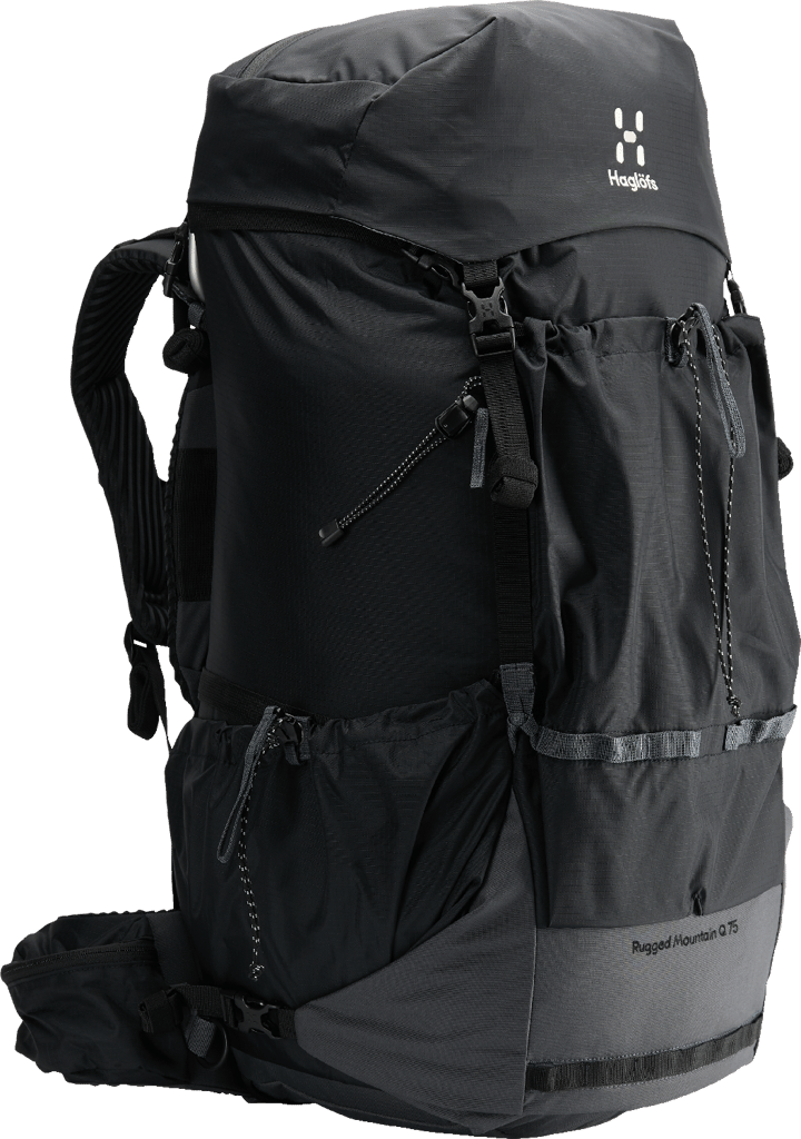 Women's Rugged Mountain Q 75 True Black/Magnetite Haglöfs