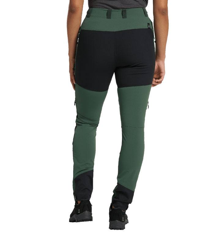 Women's Rugged Slim Pant Fjell Green/True Black Haglöfs