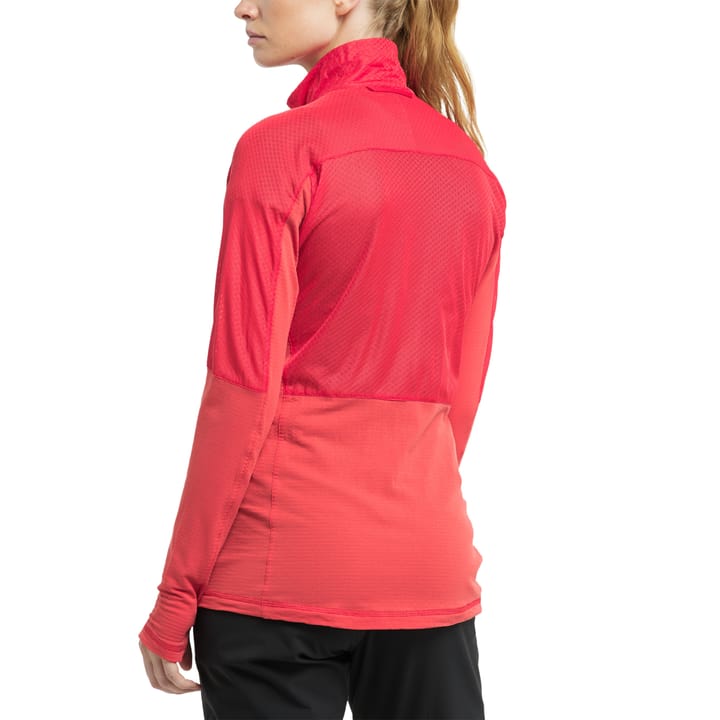 Sirro Mid Jacket Women Hibiscus Red Haglöfs