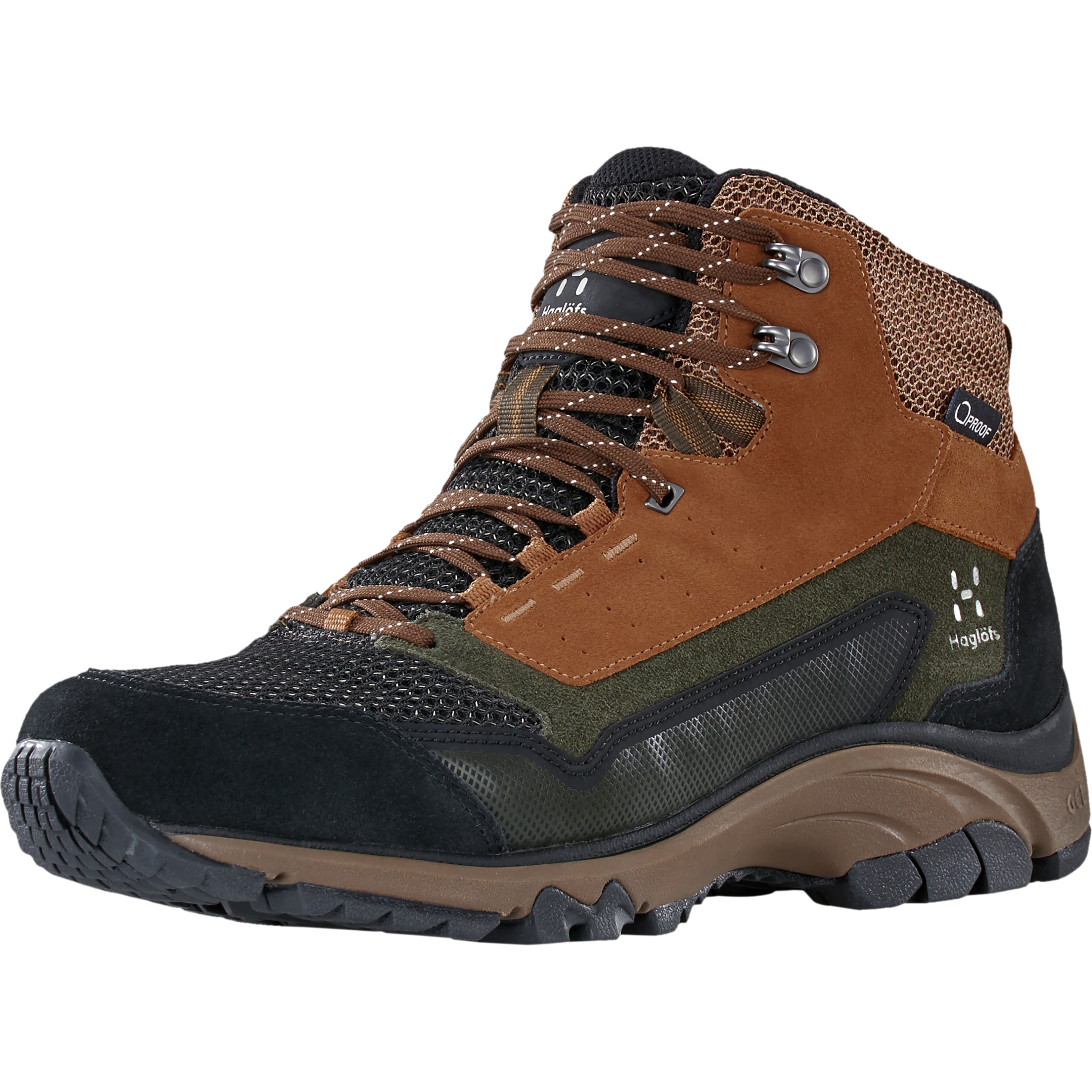 Haglöfs Men's Skuta Mid Proof Oak/Deep Woods Vandringskängor 40 2/3