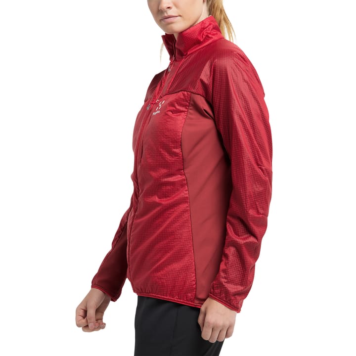 Haglöfs Summit Hybrid Jacket Women Hibiscus Red/Brick Red Haglöfs