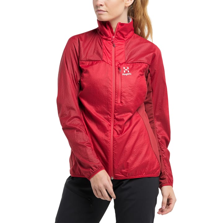 Haglöfs Summit Hybrid Jacket Women Hibiscus Red/Brick Red Haglöfs