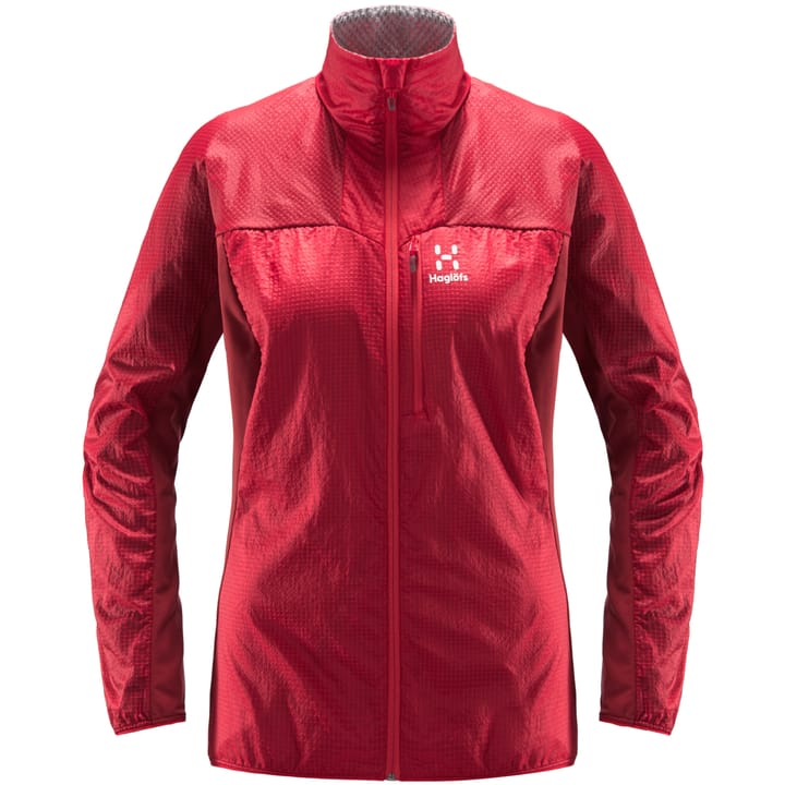 Haglöfs Summit Hybrid Jacket Women Hibiscus Red/Brick Red Haglöfs