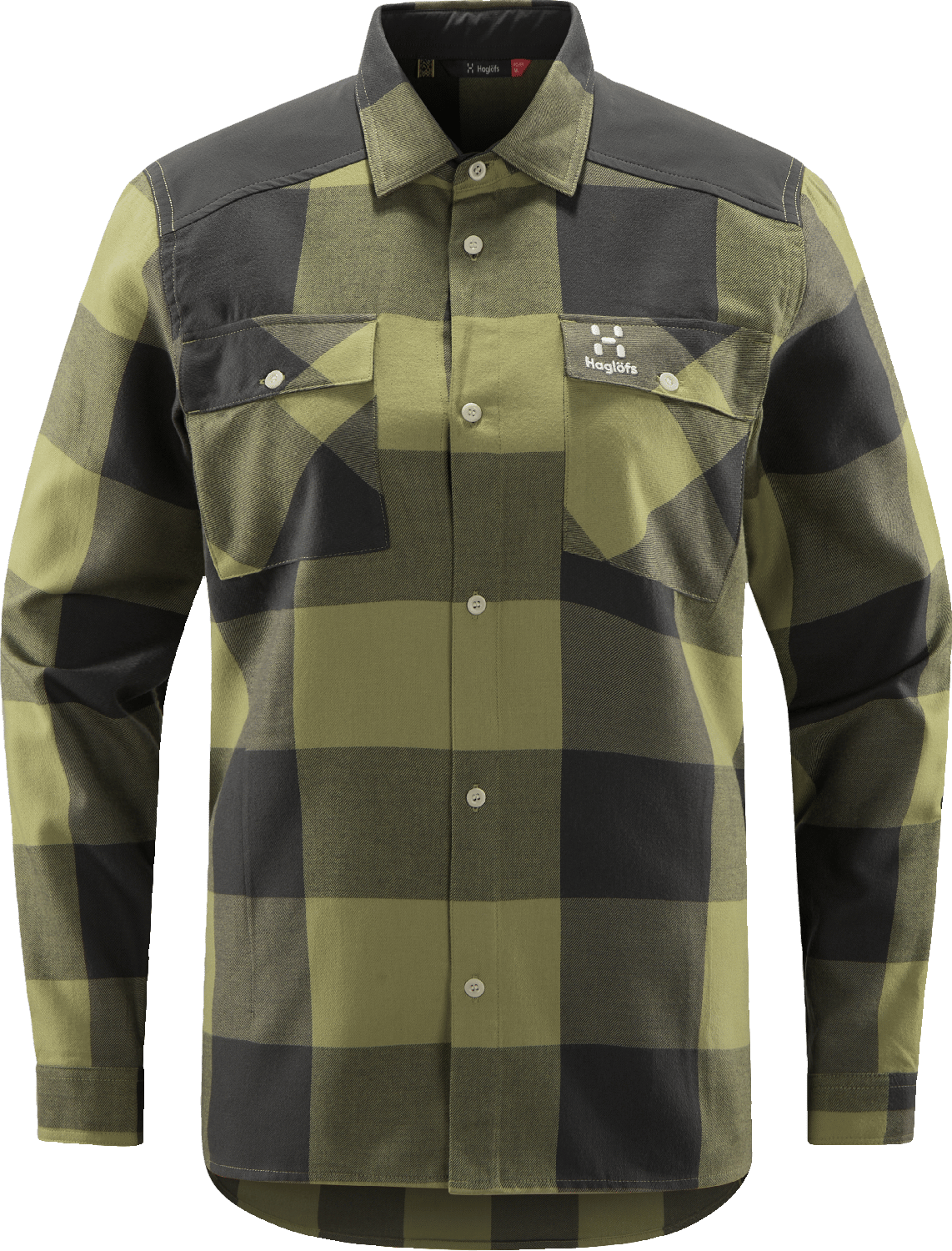 Haglöfs Women's Timmer Shirt Thyme Green/Magnetite