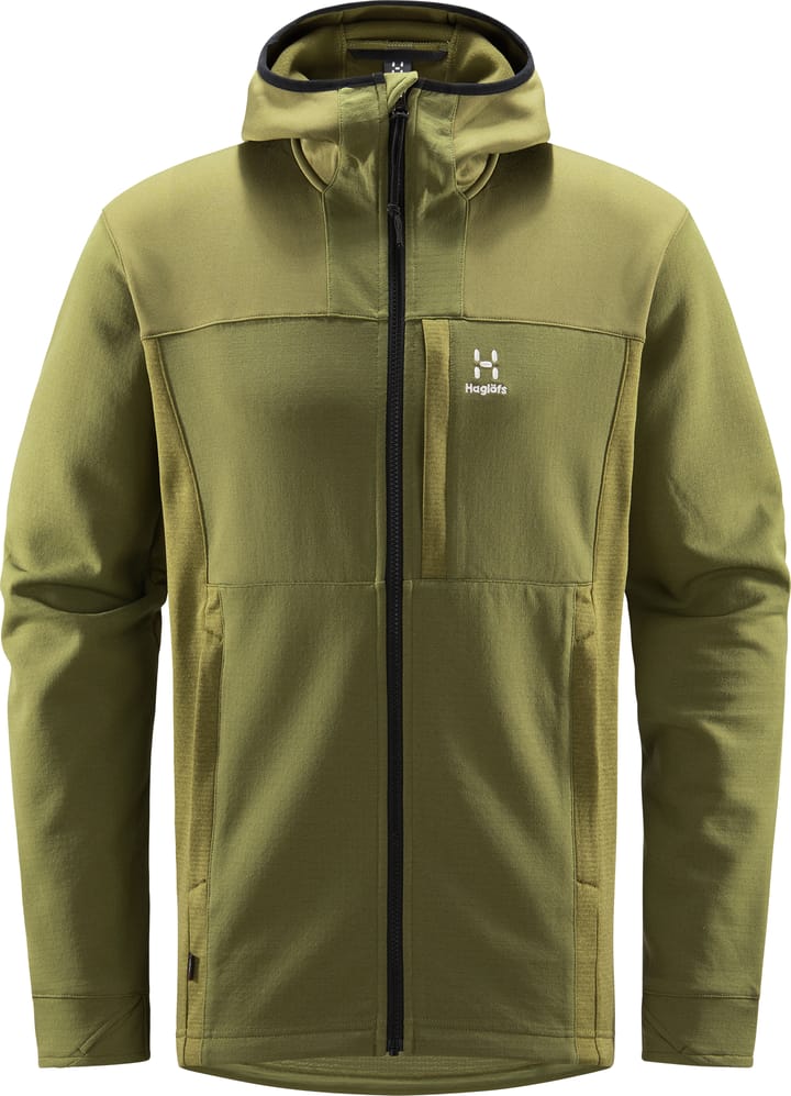 Haglöfs Men's Vassi Mid Hood Olive Green Haglöfs Haglöfs Men's Vassi Mid Hood Olive Green Haglöfs