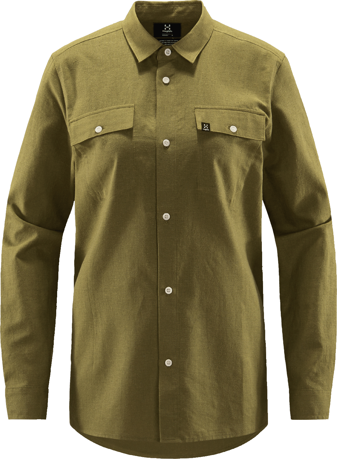 Haglöfs Women's Curious Hemp Shirt Olive Green