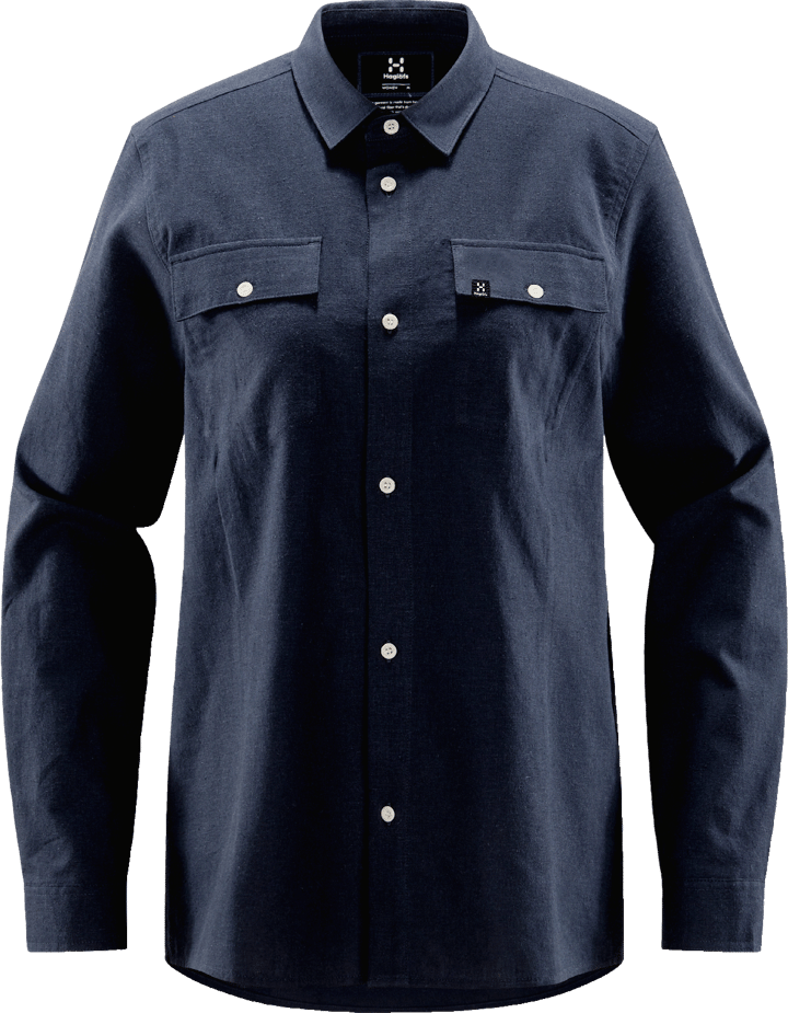 Haglöfs Women's Curious Hemp Shirt Tarn Blue Haglöfs
