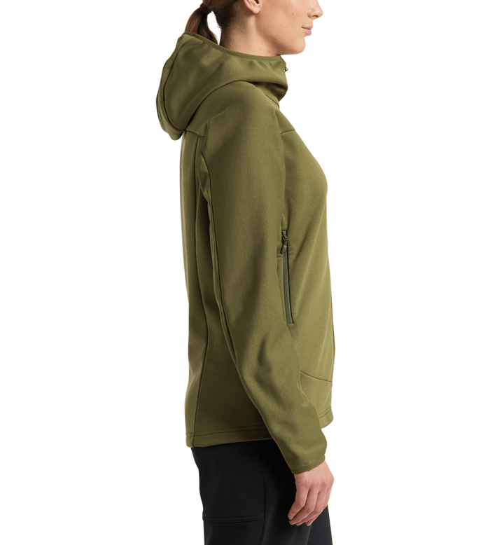Haglöfs Women's Frost Mid Hood Olive Green Haglöfs