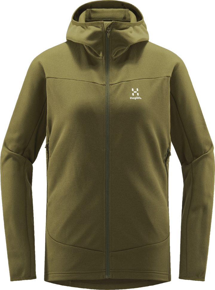 Haglöfs Women's Frost Mid Hood Olive Green Haglöfs