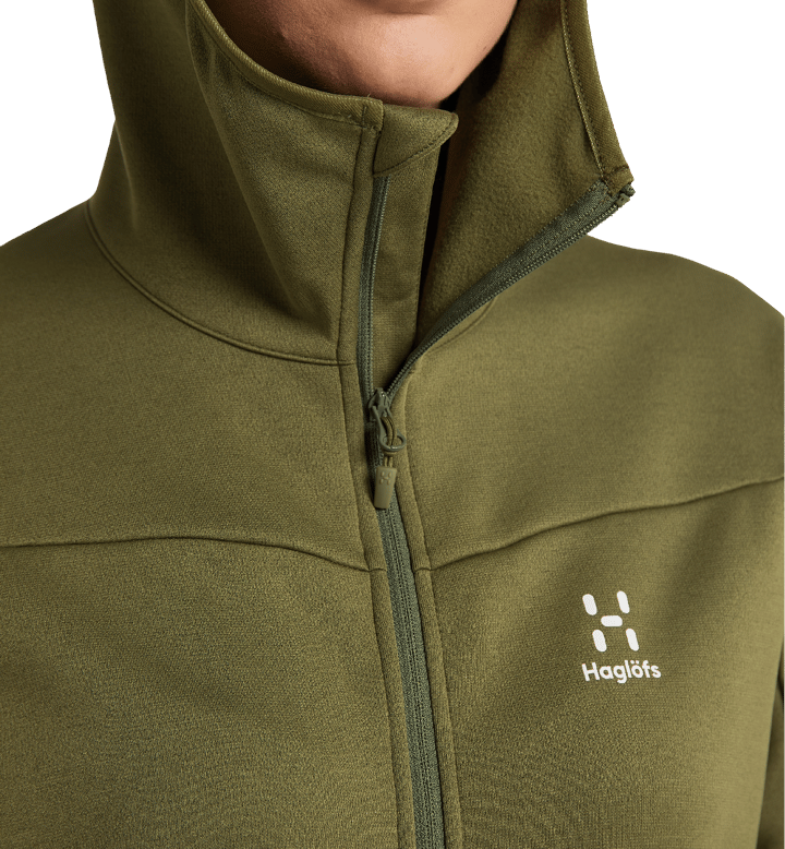 Haglöfs Women's Frost Mid Hood Olive Green Haglöfs
