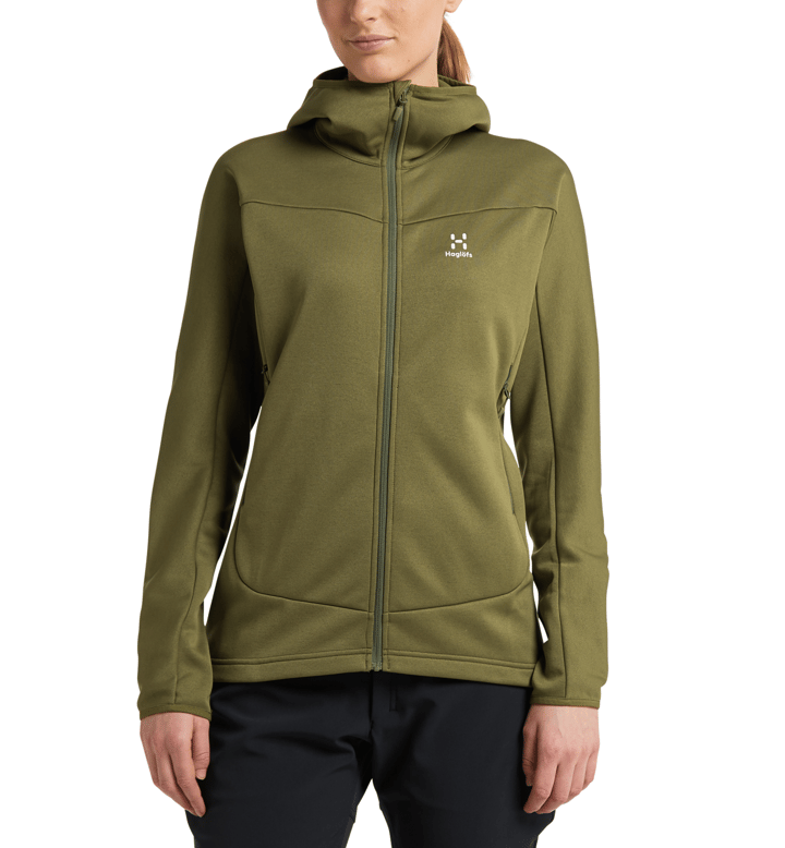 Haglöfs Women's Frost Mid Hood Olive Green Haglöfs