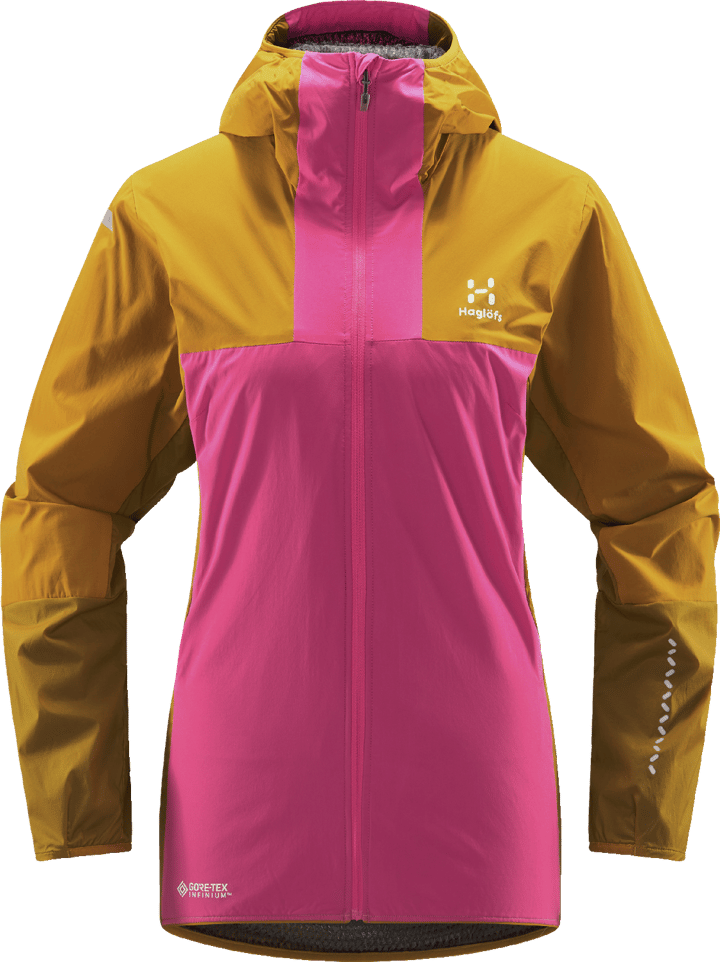 Women's L.I.M Alpha Hood Ultra Pink/Autumn Leaves Haglöfs