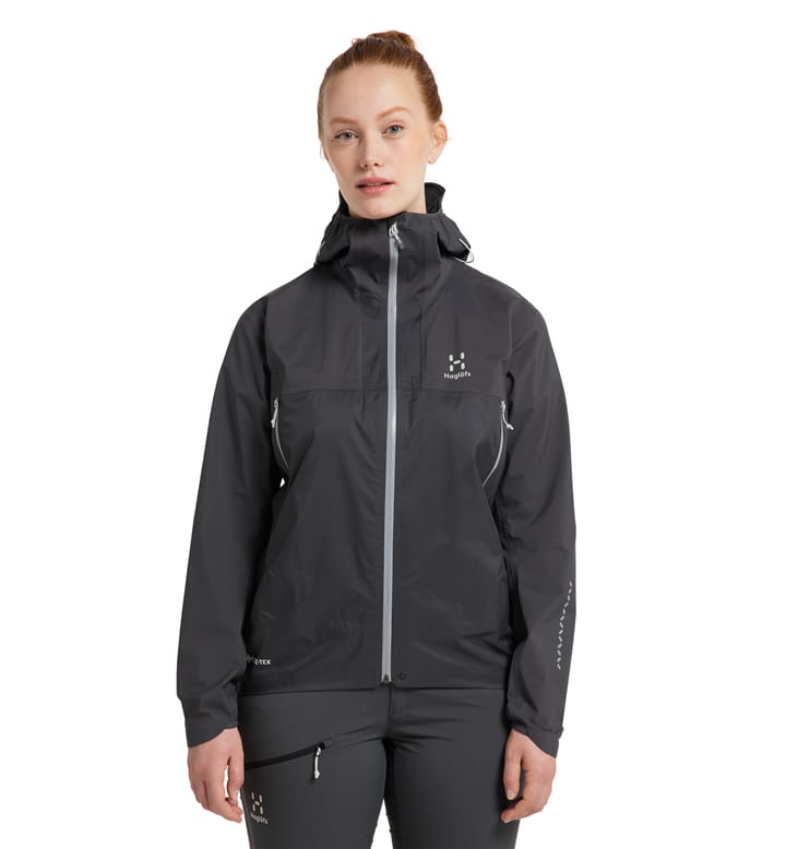 Haglöfs Women's L.I.M Gore-Tex Active Jacket Magnetite Haglöfs