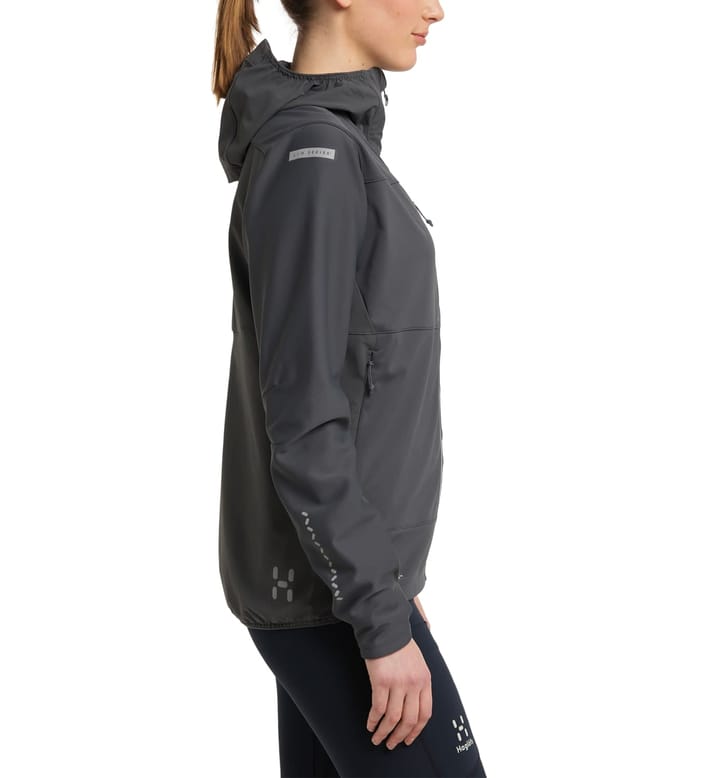 Haglöfs Women's L.I.M Hybrid Softshell Jacket Magnetite/Concrete Haglöfs