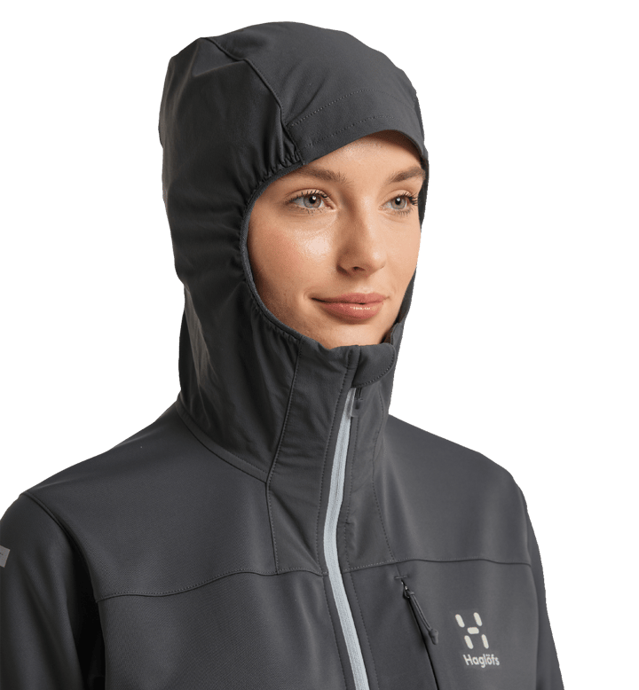 Haglöfs Women's L.I.M Hybrid Softshell Jacket Magnetite/Concrete Haglöfs