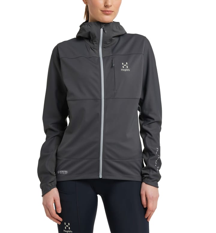 Haglöfs Women's L.I.M Hybrid Softshell Jacket Magnetite/Concrete Haglöfs