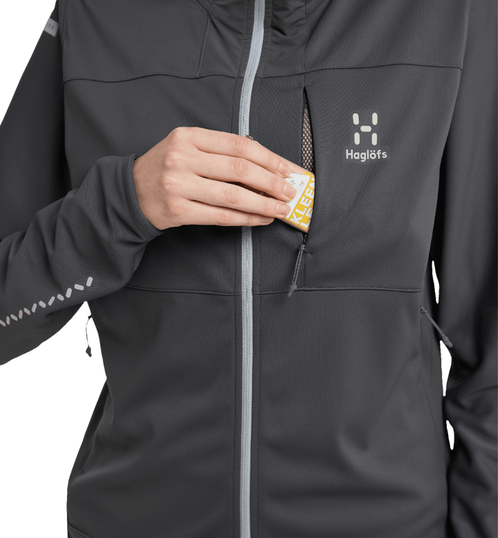 Haglöfs Women's L.I.M Hybrid Softshell Jacket Magnetite/Concrete Haglöfs