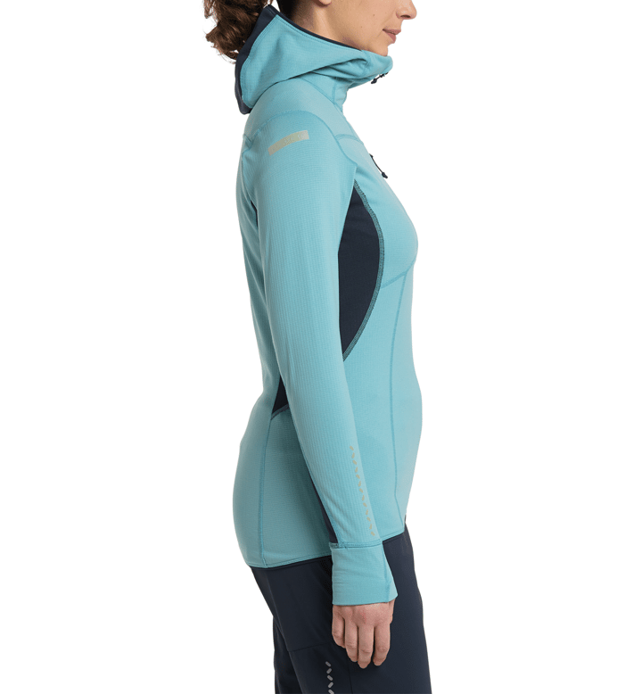 Haglöfs Women's L.I.M Mid Comp Hood Frost Blue/Tarn Blue Haglöfs Haglöfs Women's L.I.M Mid Comp Hood Frost Blue/Tarn Blue Haglöfs