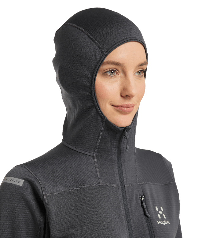 Women's L.I.M Mid Fast Hood Magnetite Haglöfs