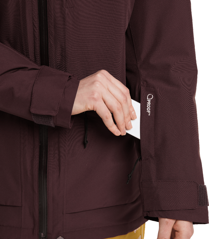 Haglöfs Women's Lumi Insulated Parka Burgundy Brown Haglöfs