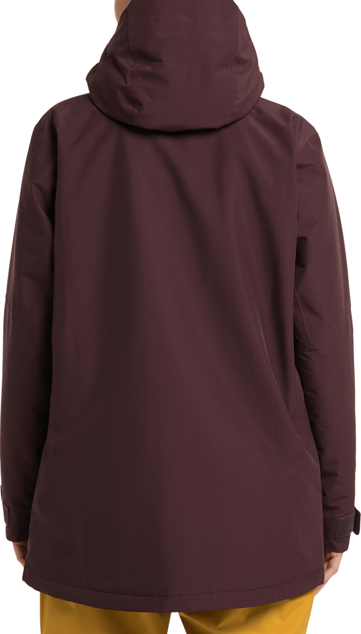Haglöfs Women's Lumi Insulated Parka Burgundy Brown Haglöfs