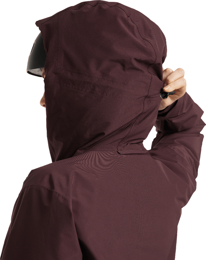 Haglöfs Women's Lumi Insulated Parka Burgundy Brown Haglöfs