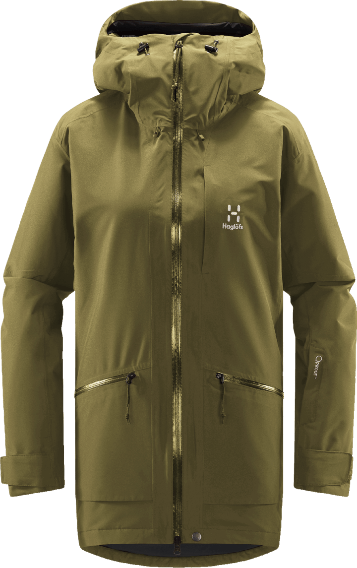 Haglöfs Women's Lumi Insulated Parka Olive Green Haglöfs