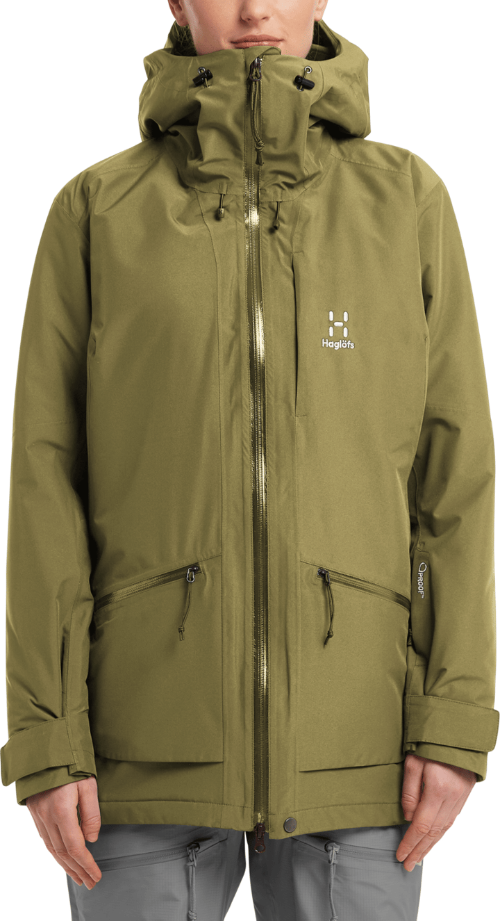 Haglöfs Women's Lumi Insulated Parka Olive Green Haglöfs