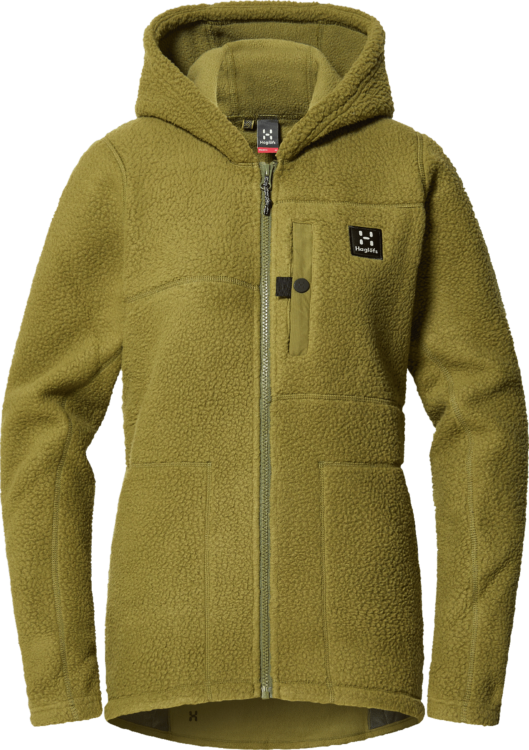 Haglöfs Women's Malung Pile Hood Olive Green
