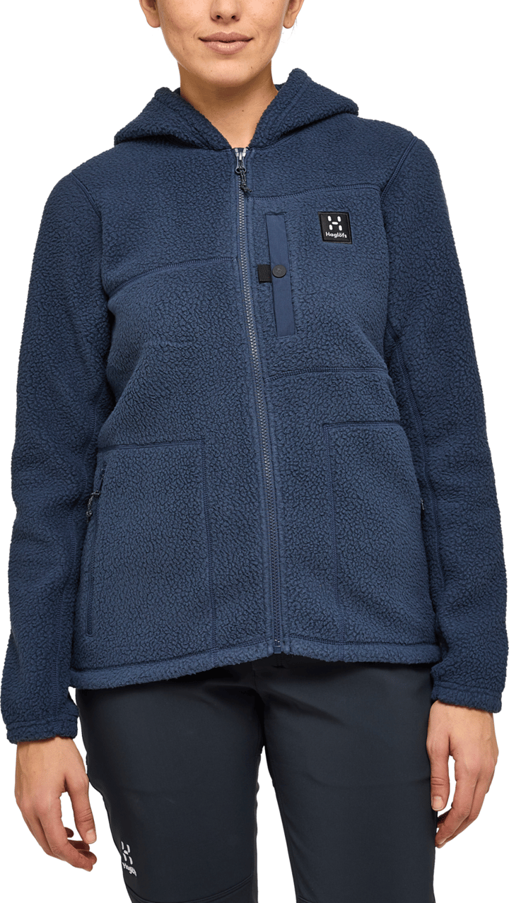 Haglöfs Women's Malung Pile Hood Tarn Blue Haglöfs