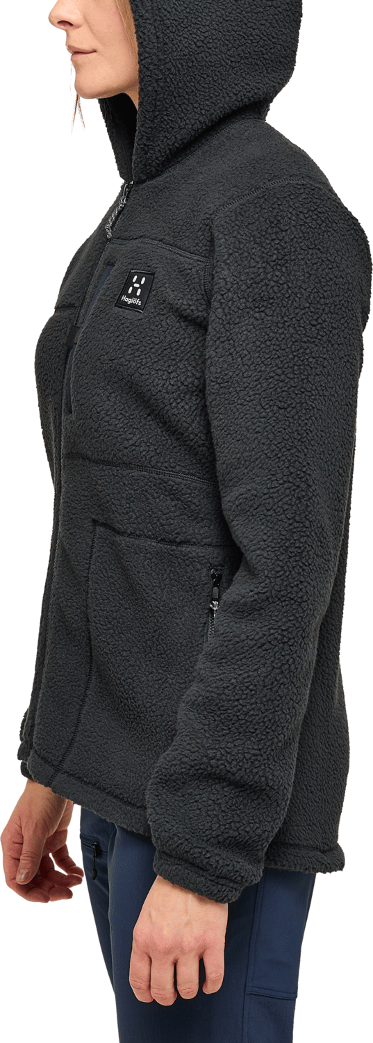 Haglöfs Women's Malung Pile Hood True Black Haglöfs
