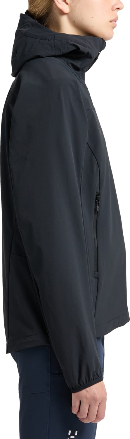 Haglöfs Women's Move Softshell Hood True Black Haglöfs