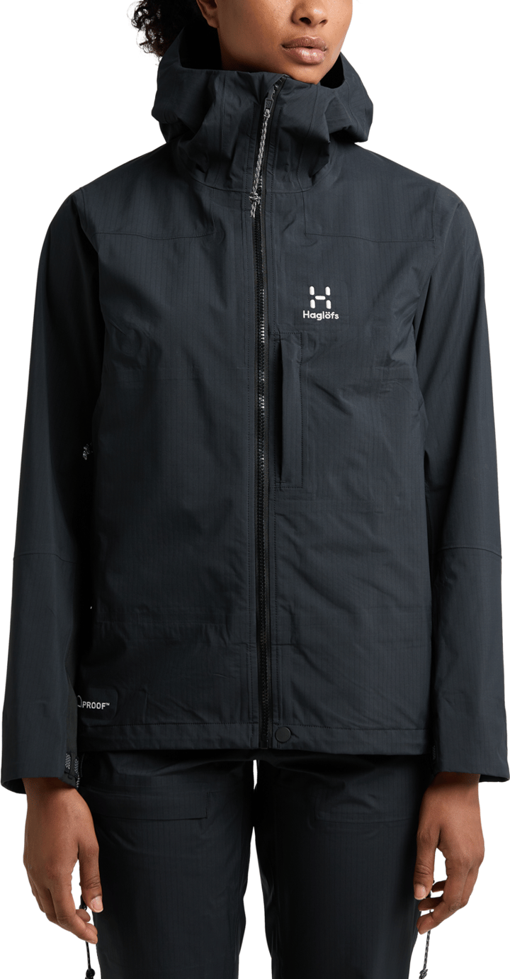 Haglöfs Women's ROC Mono Proof Jacket True Black Haglöfs