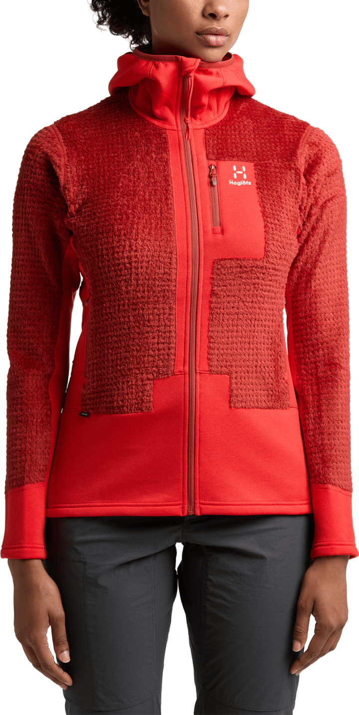 Haglöfs Women's ROC Spitz Mid Hood Corrosion/Poppy Red Haglöfs