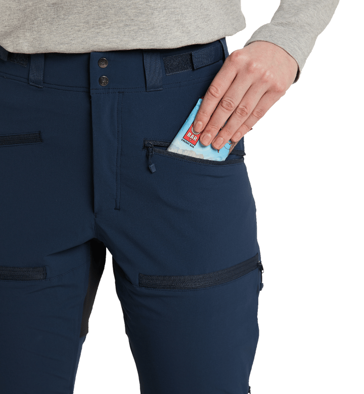 Haglöfs Women's Rugged Slim Pant Tarn Blue/True Black Haglöfs Haglöfs Women's Rugged Slim Pant Tarn Blue/True Black Haglöfs