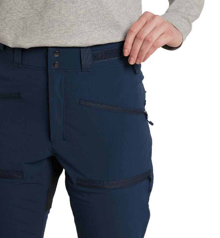Haglöfs Women's Rugged Slim Pant Tarn Blue/True Black Haglöfs Haglöfs Women's Rugged Slim Pant Tarn Blue/True Black Haglöfs