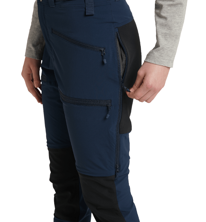 Haglöfs Women's Rugged Slim Pant Tarn Blue/True Black Haglöfs Haglöfs Women's Rugged Slim Pant Tarn Blue/True Black Haglöfs