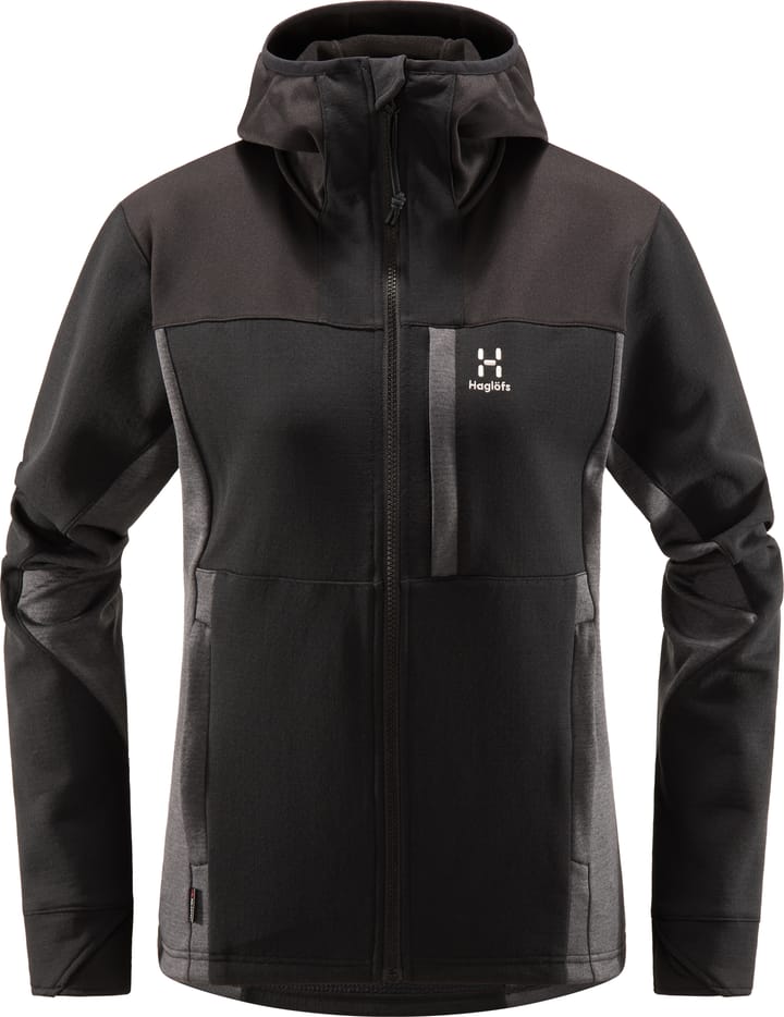 Haglöfs Women's Vassi Mid Hood True Black/Magnetite Haglöfs