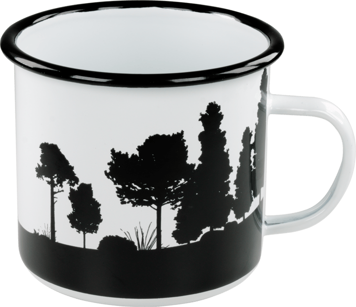 Hällmark Enamel Mug 2-Pack White Hällmark