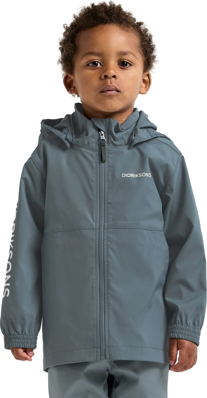 Didriksons Kids' Hallon Jacket Factory Blue Didriksons