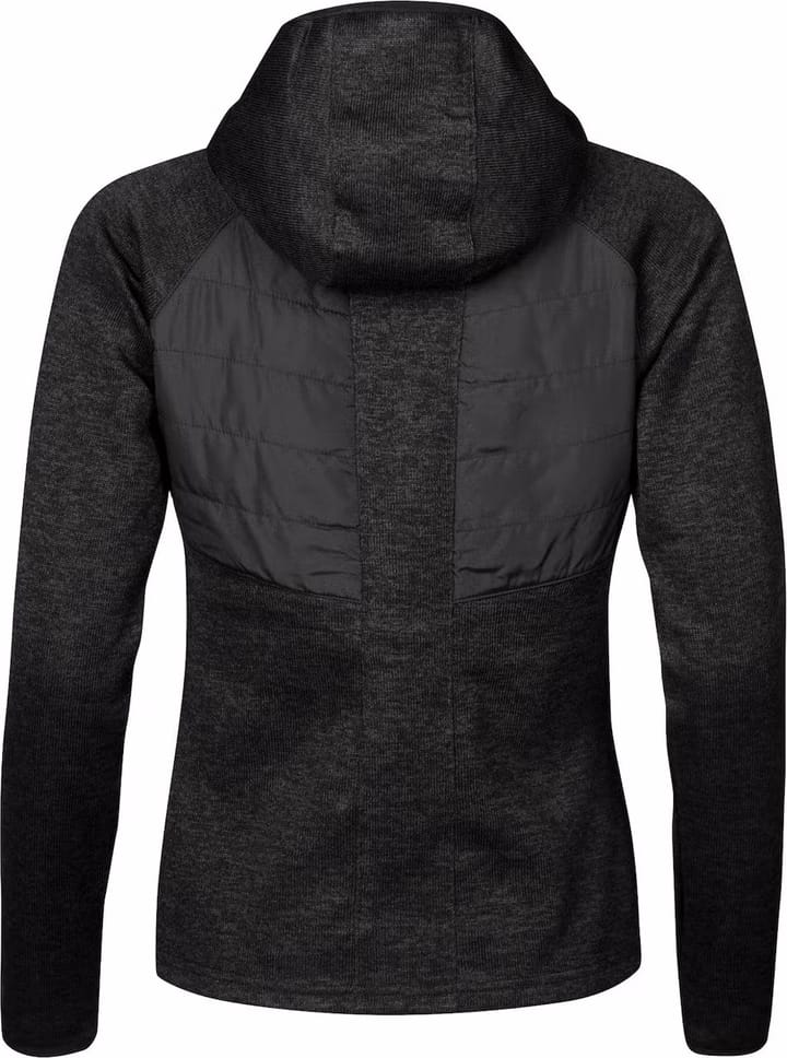 Women's Streams Hybrid Knit Layer Jacket Black Melange Halti