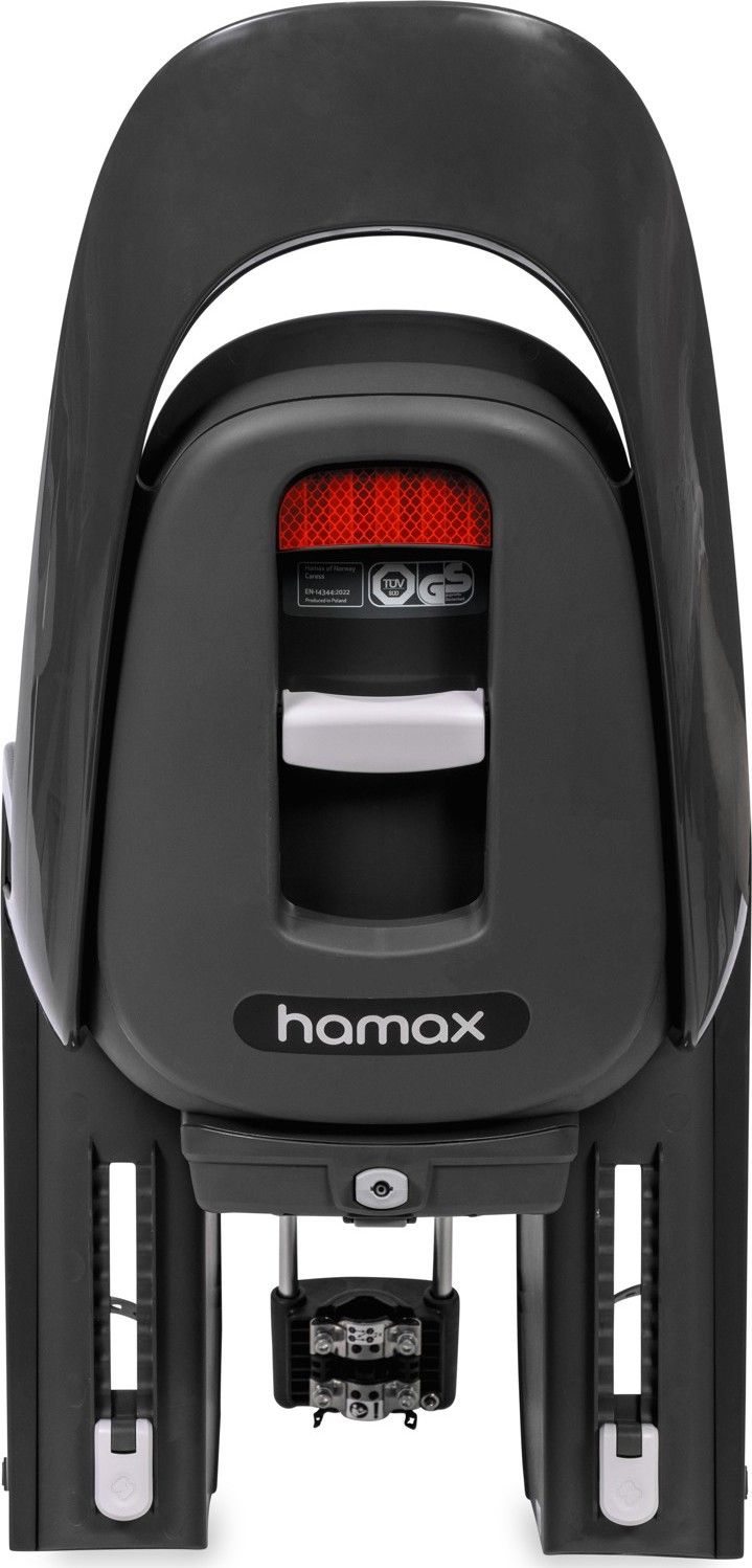 Hamax Caress with Lockable Bracket Dark Grey/Red Hamax