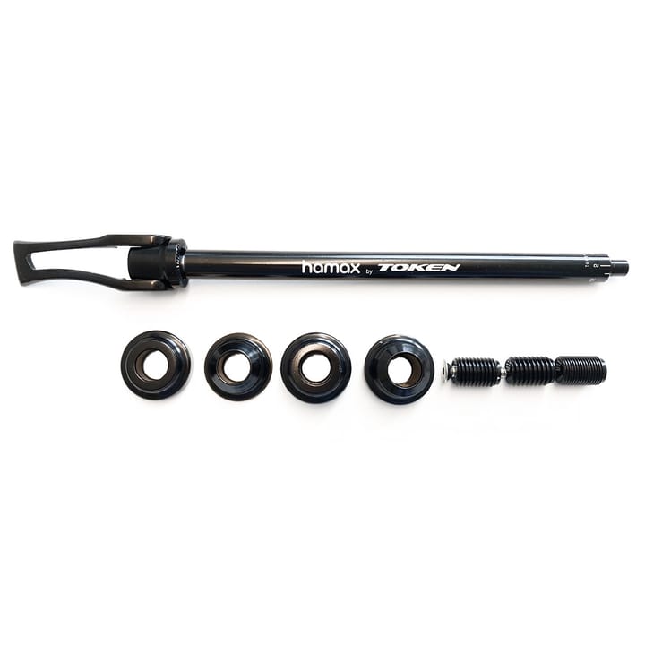 Hitch adapter for 12 mm thru axles Black Hamax