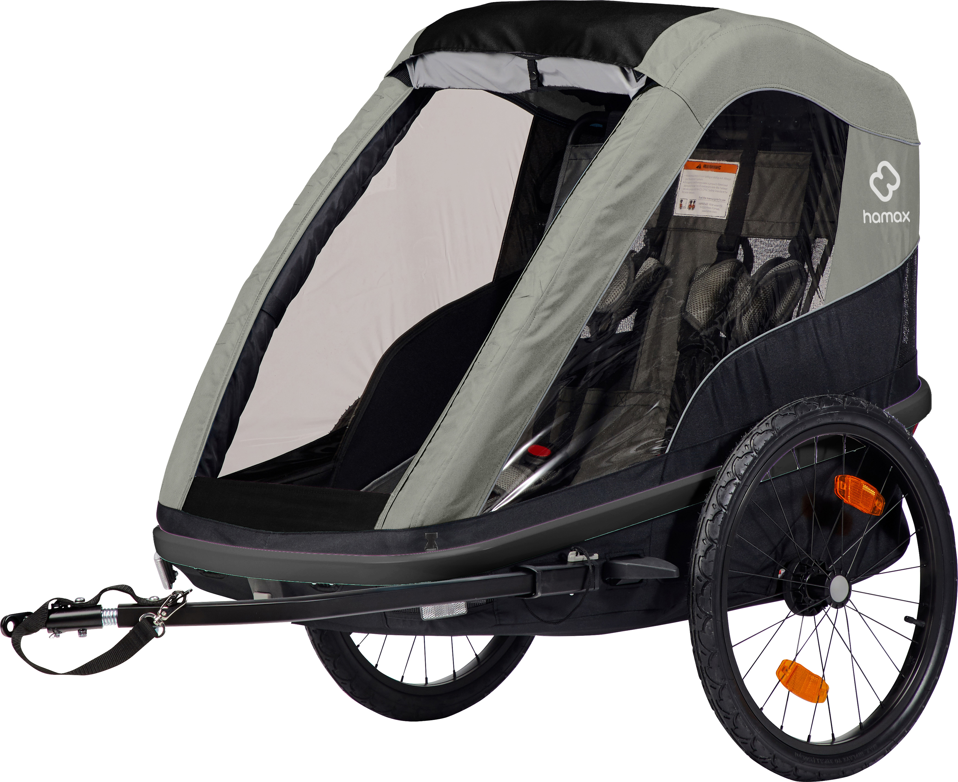 Hamax Avenida (+ Bicycle Arm & Stroller Wheel) Olive Green Cykel- & Barnvagnar One Size