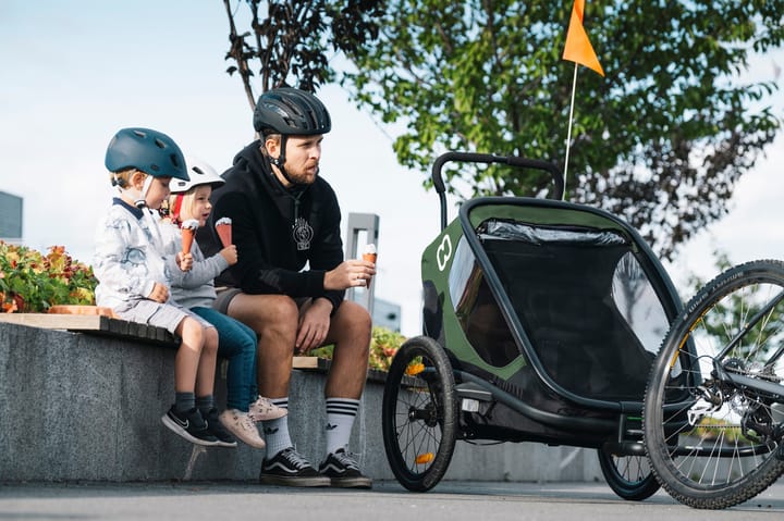 Hamax Outback (+ Bicycle Arm & Stroller Wheel) Green/Black Hamax Hamax Outback (+ Bicycle Arm & Stroller Wheel) Green/Black Hamax