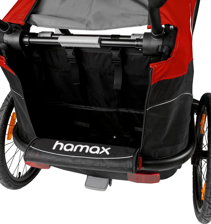 Hamax Outback (+ Bicycle Arm & Stroller Wheel) Red/Black Hamax Hamax Outback (+ Bicycle Arm & Stroller Wheel) Red/Black Hamax