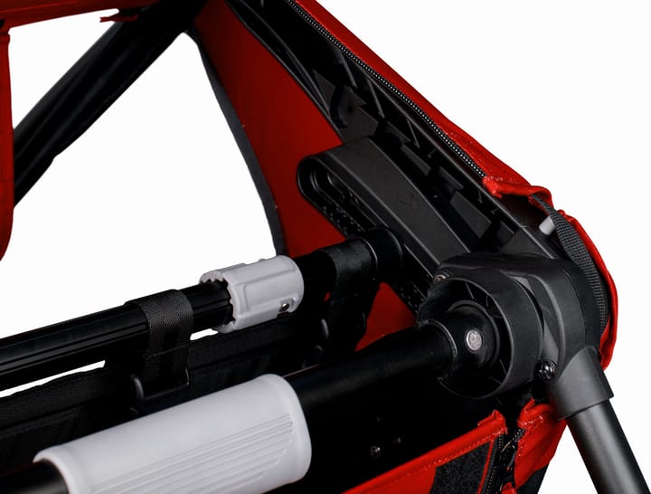 Hamax Outback (+ Bicycle Arm & Stroller Wheel) Red/Black Hamax