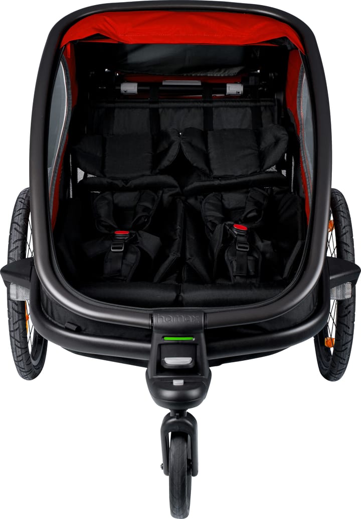 Hamax Outback (+ Bicycle Arm & Stroller Wheel) Red/Black Hamax Hamax Outback (+ Bicycle Arm & Stroller Wheel) Red/Black Hamax