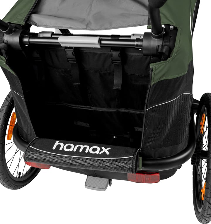 Hamax Outback (+ Bicycle Arm & Stroller Wheel) Green/Black Hamax